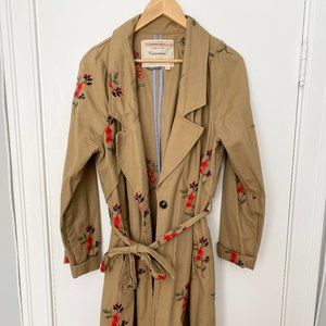 Embroidered Cartonnier Trench